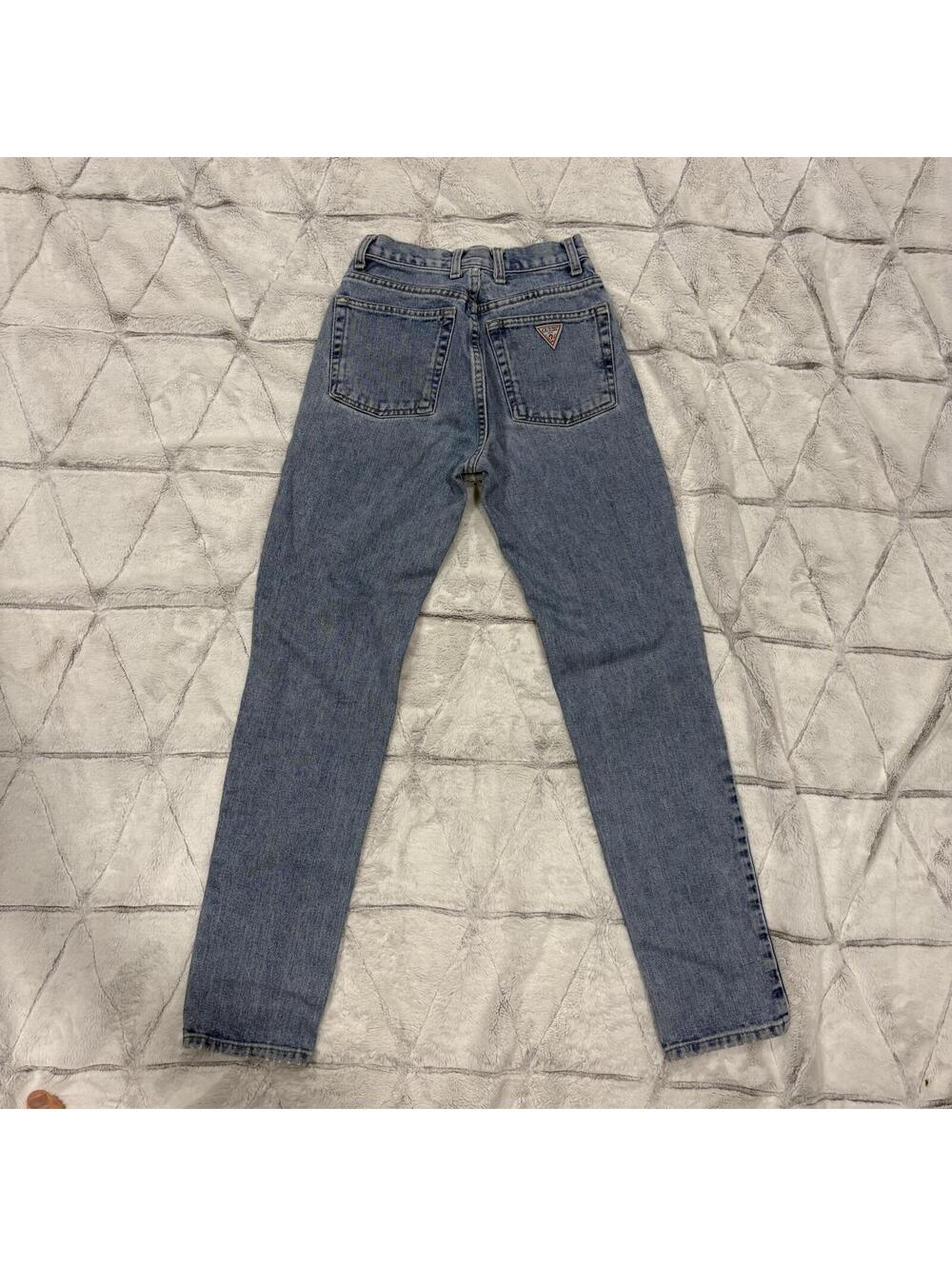 Guess Original Narrow Leg Women's Jeans Size 24 100% Cotton Denim - Picture 6 of 6